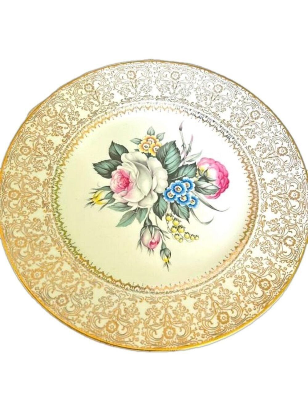 Antique Salem 23 Karat Gold Dinner Plate